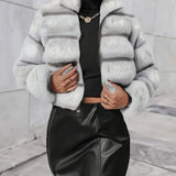 Alejandra™ | Luxe Faux Fur Zip-Up Jacket